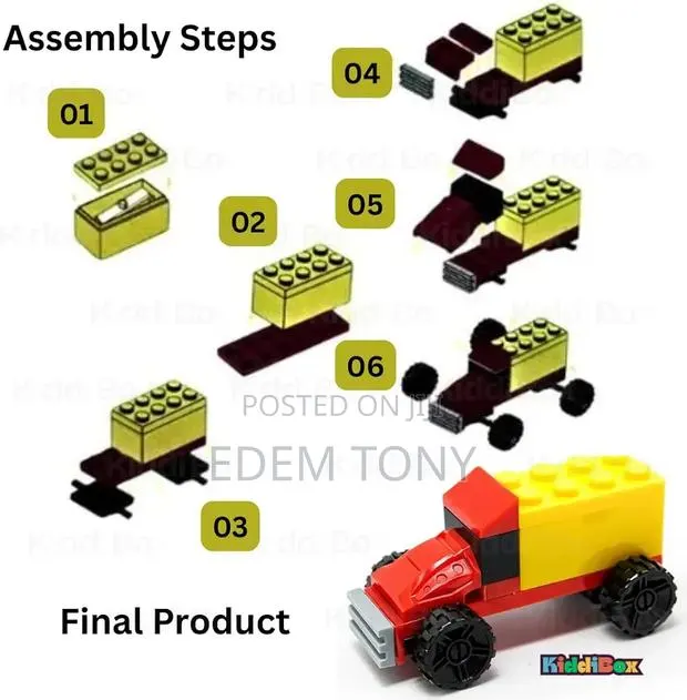 Up Top Ut-605 Diy Puzzle Pencil Sharpener (Truck Transport Cargo)-1pc · Photo 3