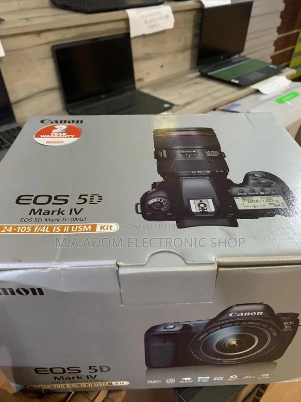 New Canon 5D Mark IV Camera PLUS Free Kits Lens · Photo 1