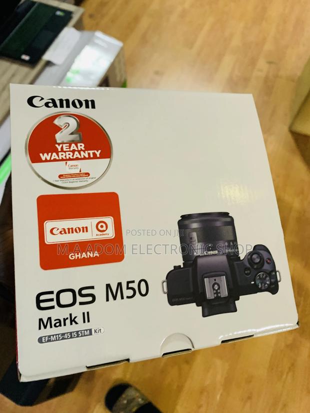 Canon Eos M50 Mark II UHD Camera Free Sd Card 64 Gig · Photo 1
