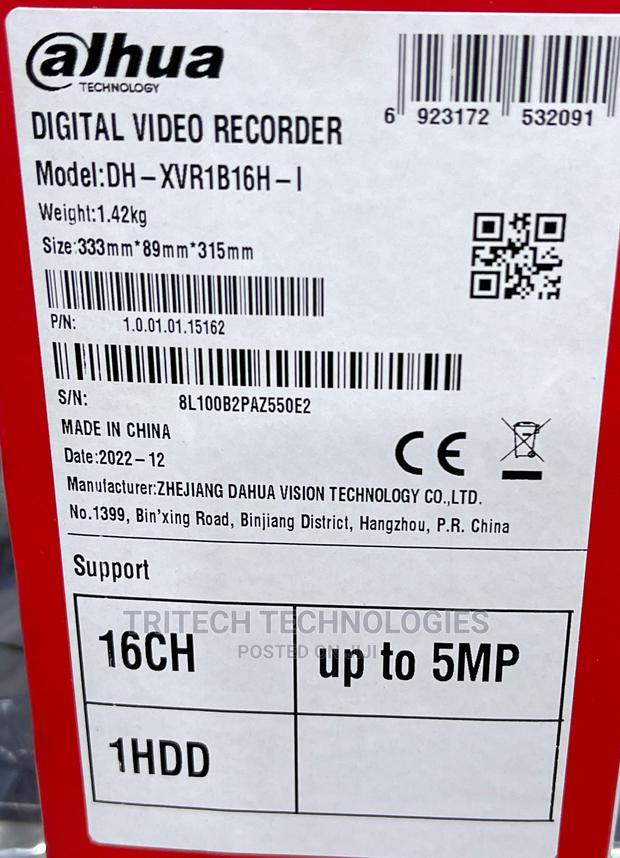 Dahua DVR 16ch 5mp · Photo 2