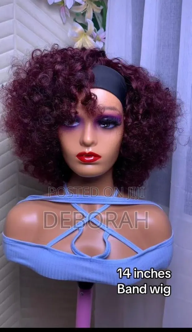 Burgundy Band Wig 350g · Photo 1