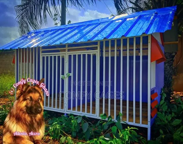 Extra- Robust Large Double Galvanized Steel Comfy Dog Cage · Photo 1