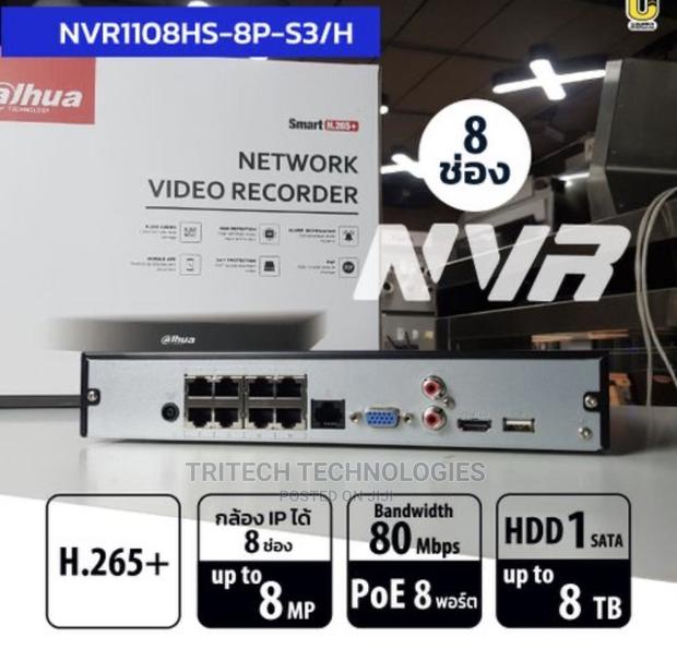 Dahua 8ch NVR With 8poe Lite Series | Dhi-Nvr2108hs-8p-S3 · Photo 3
