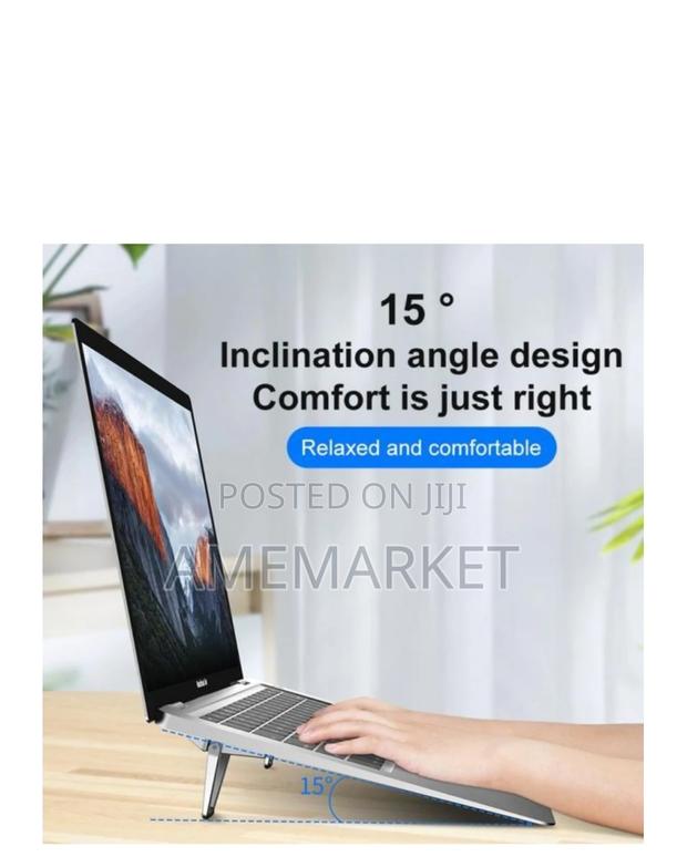 Portable Metal Foldable Adjustable Metal Laptop Stand · Photo 3