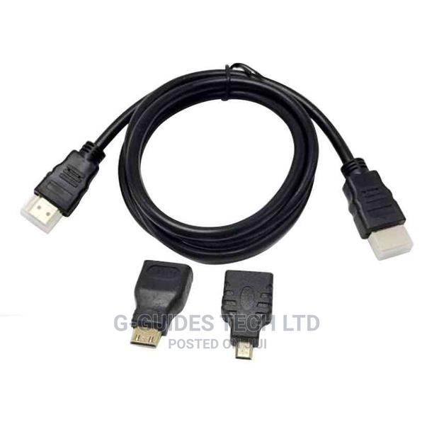3 In 1 Mini HDMI To Hdmi, Micro HDMI To HDMI Cable 1.5M · Photo 1
