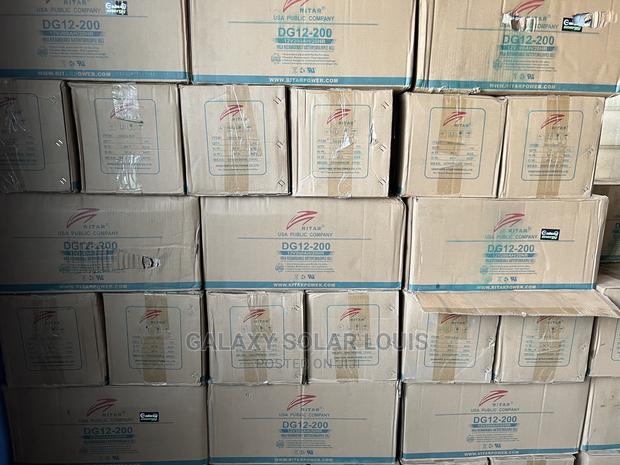 DG 12v 200ah Ritar Solar GEL Battery · Photo 2