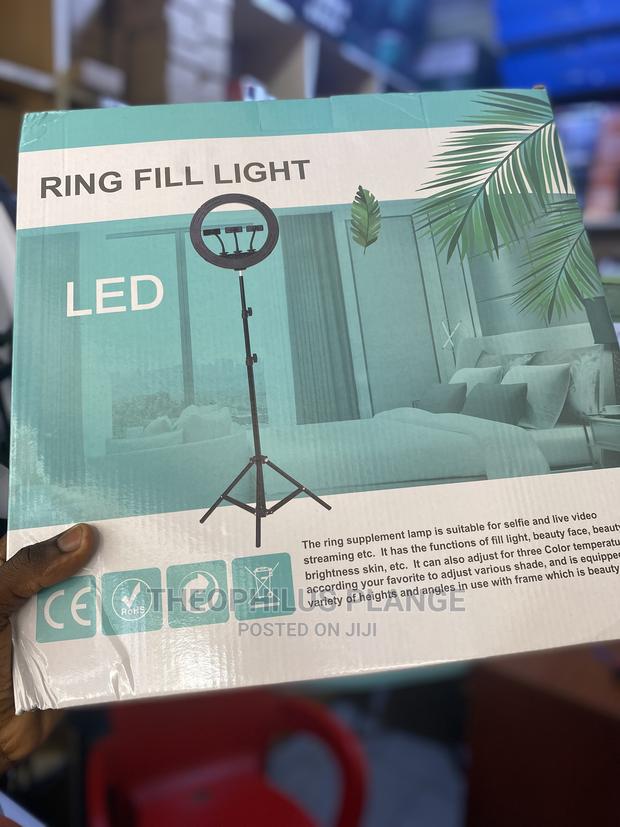 14 Inches RGB and Normal Ring Light With Adjustable Stands · Photo 2