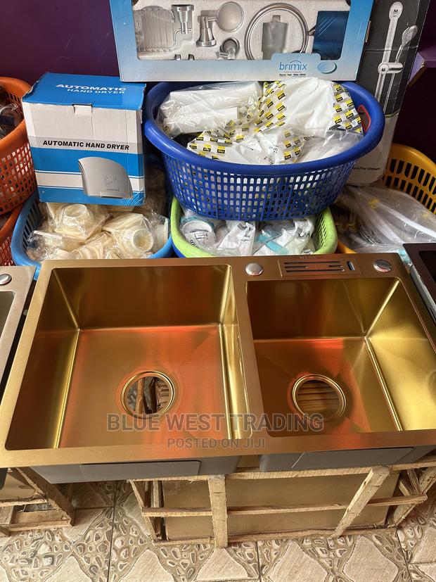 Gold Cabinet Sink With Knife Holder · Photo 5