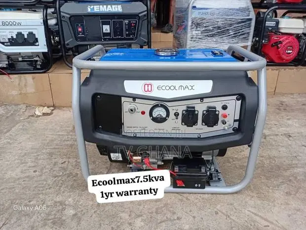 Ecoolmax 7.5kVA Petrol Generator – Key Start, Heavy Duty7.5kva · Photo 1