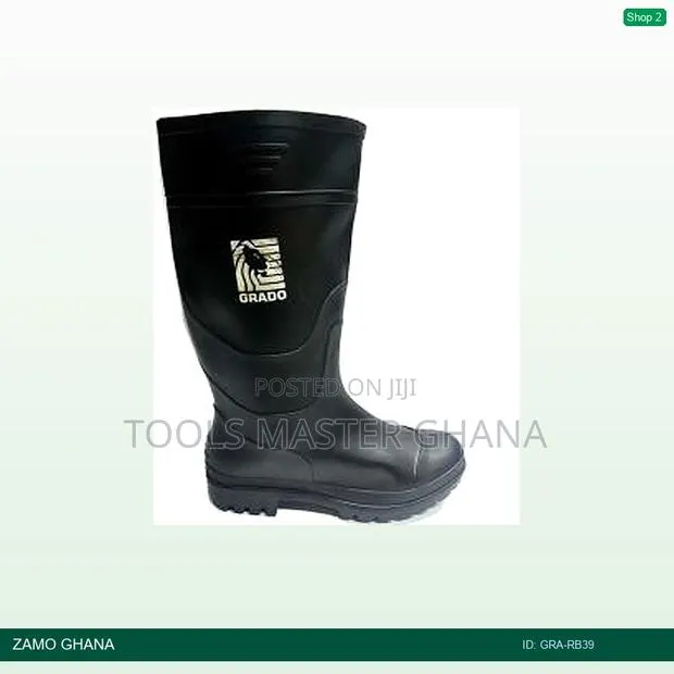 Rainboot Size 39 Wellington Boots - Gra-rb39 · Photo 1
