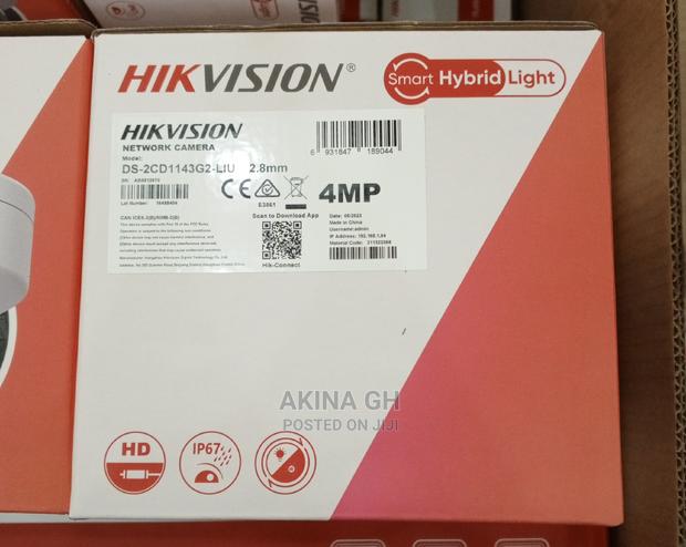 Hikvision 4mp Ip Dome Camera With Audio Ds-2cd1143g2-Liu · Photo 2