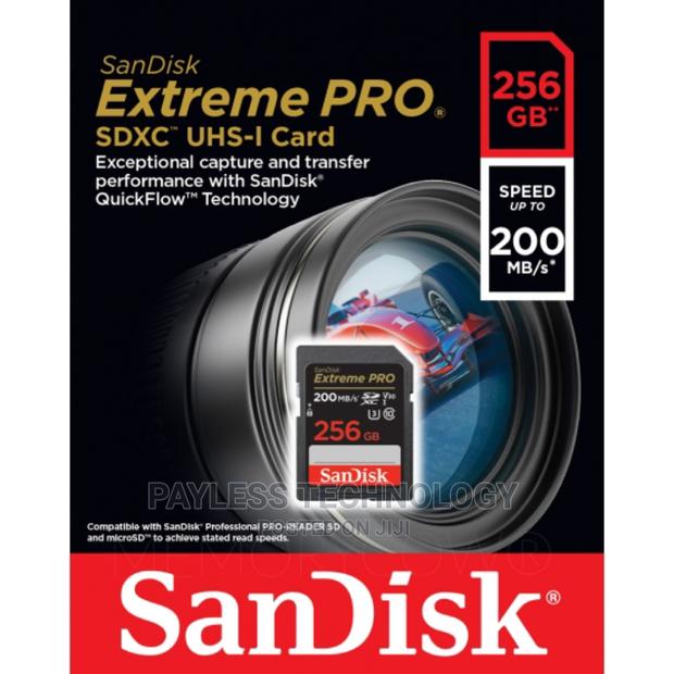 Sandisk 256gb Extreme Pro Sd Cards · Photo 1