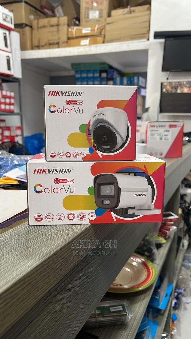 Hikvision Analog 2mp Colorvu With Audio Camera Ds-2ce10dfot · Photo 1