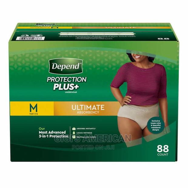 Depend Protection Plus+ Adult Diapers Pull Ups · Photo 4