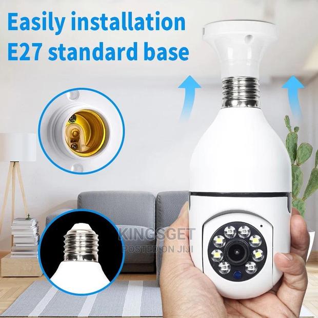 360 Bulb Cctv Security Surveillance Camera · Photo 3
