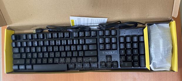 T-Wolf Tf200 Usb Wired RGB Gaming Keyboard and Mouse - Black · Photo 2