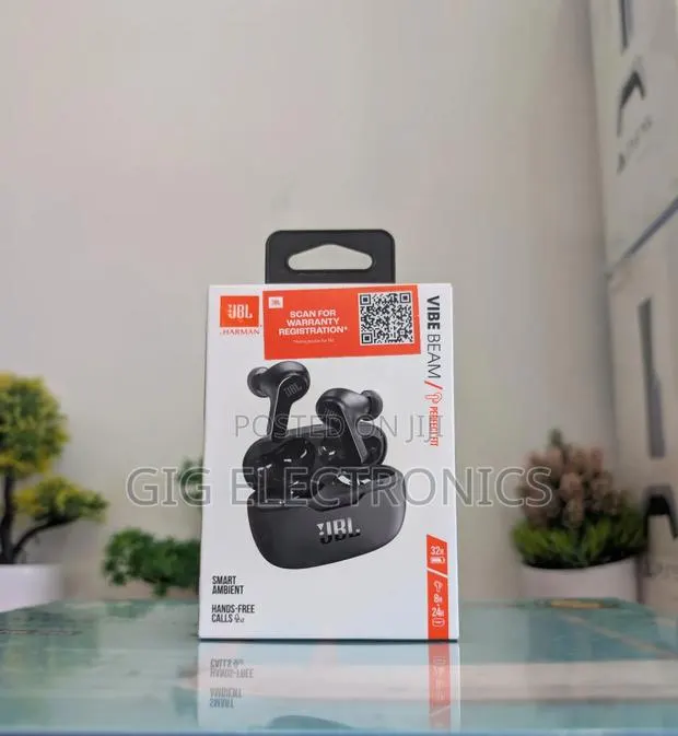 JBL Vibe Beam - True Wireless Earbuds - Black · Photo 1