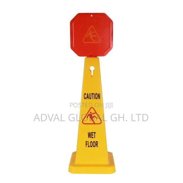 Cleaning Caution Sign (Cone Shape) · Photo 2