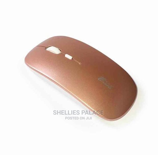 Rechargeable Wireless Mouse Skin-Friendly Quiet Touch Black · Photo 1