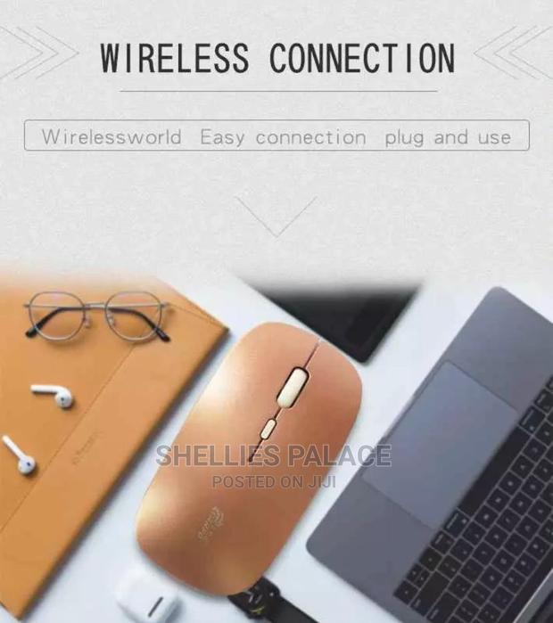 Rechargeable Wireless Mouse Skin-Friendly Quiet Touch Black · Photo 4
