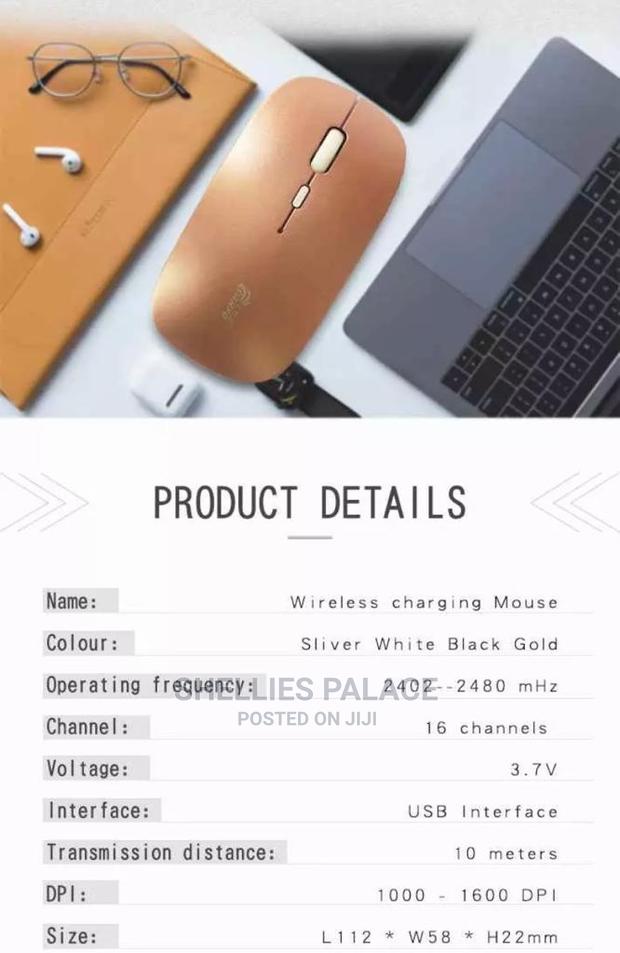 Rechargeable Wireless Mouse Skin-Friendly Quiet Touch Black · Photo 5