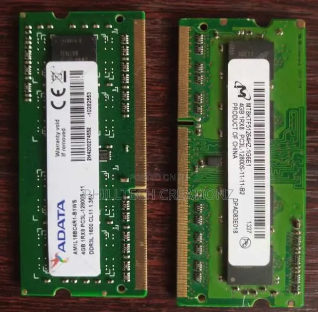 Laptop Ram Ddr3l 4gb Memory · Photo 1