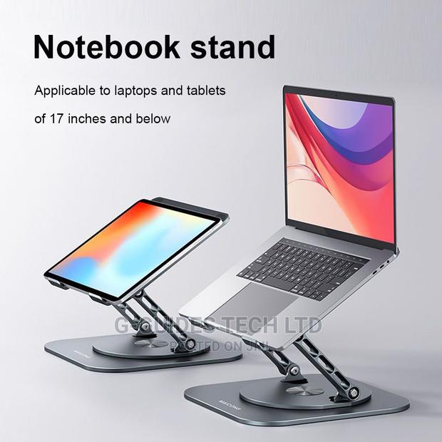 Adjustable Laptop Stand With 360 Rotating Base · Photo 1