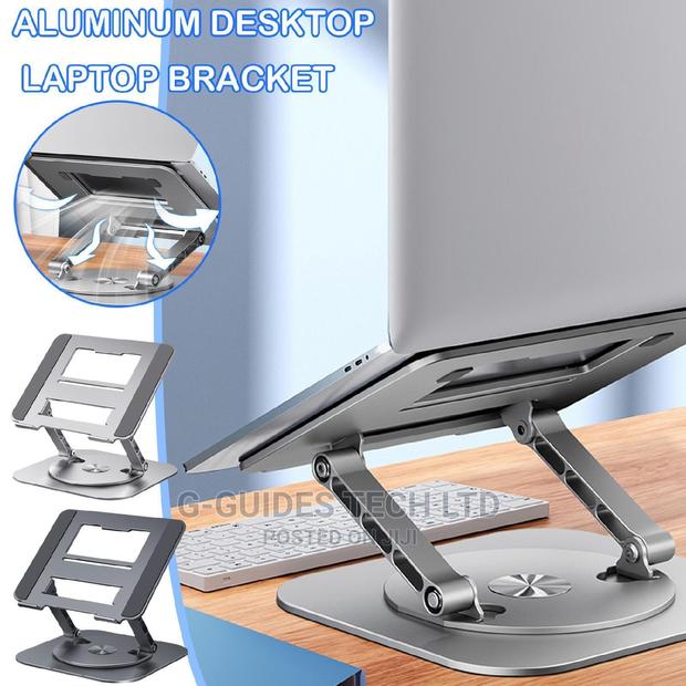 Adjustable Laptop Stand With 360 Rotating Base · Photo 3