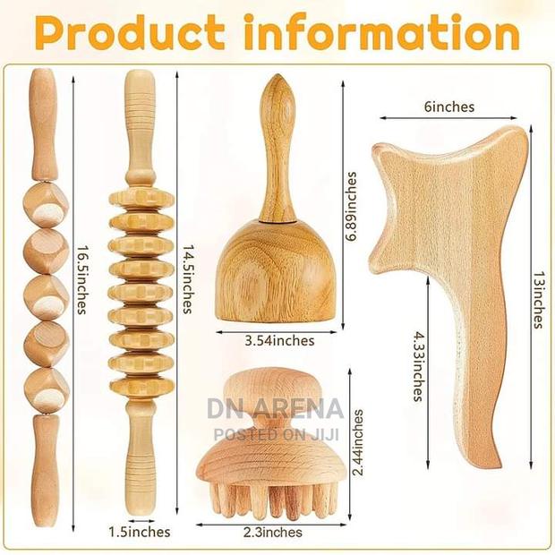 5pcs Wood Therapy Massage Tools · Photo 5