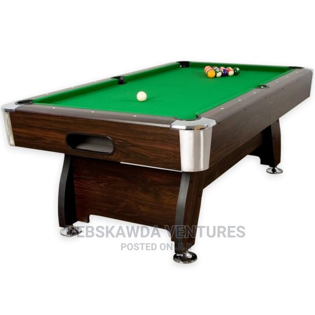 Billiards Pool Table 8ft Foreign - Free Play New in Box · Photo 1