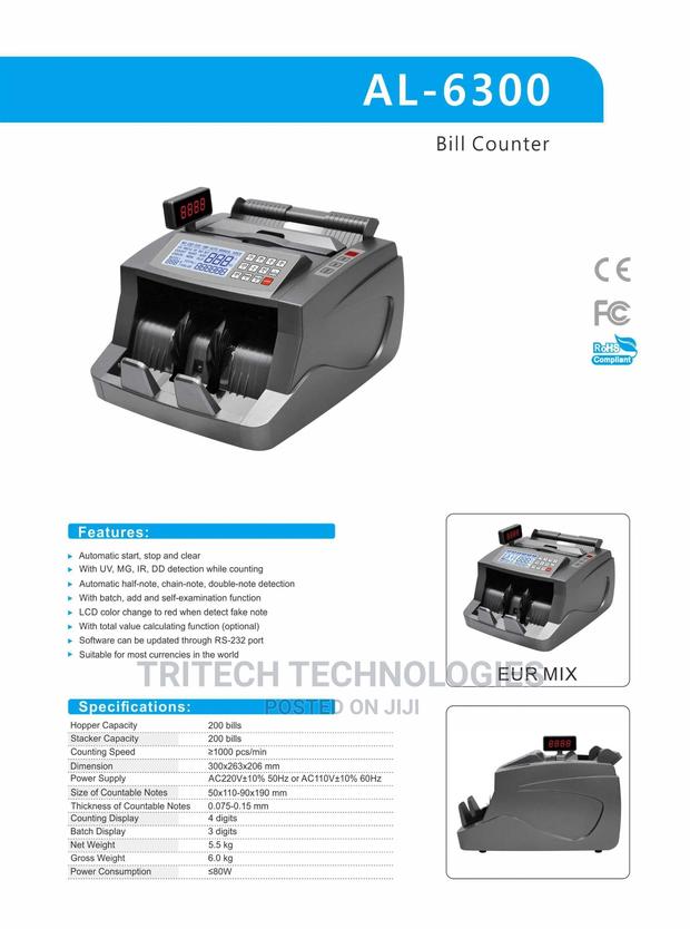 Al6300 Currency Bill Counter Note Counting Machine · Photo 1