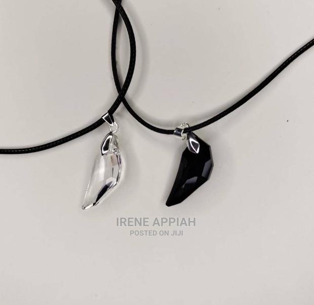 Black Leather Necklace For Men And Ladies · Photo 1
