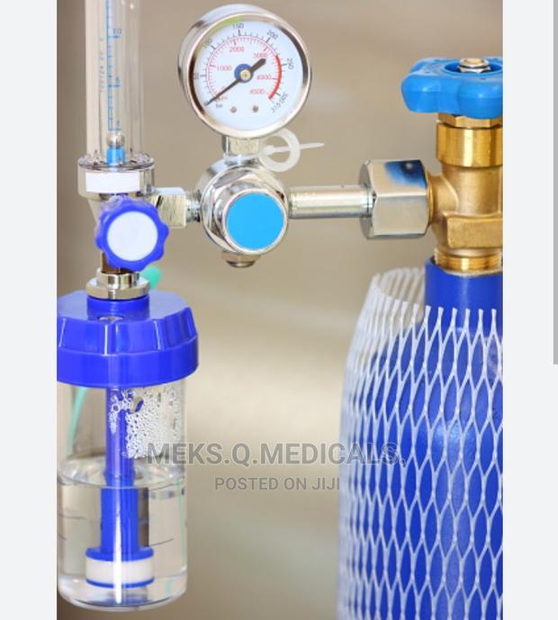 Oxygen Cylinder With Trolley and Flowmeter 10 LTRS · Photo 2