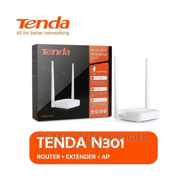 TENDA N301 Wireless N300 Easy Setup Router · Photo 1
