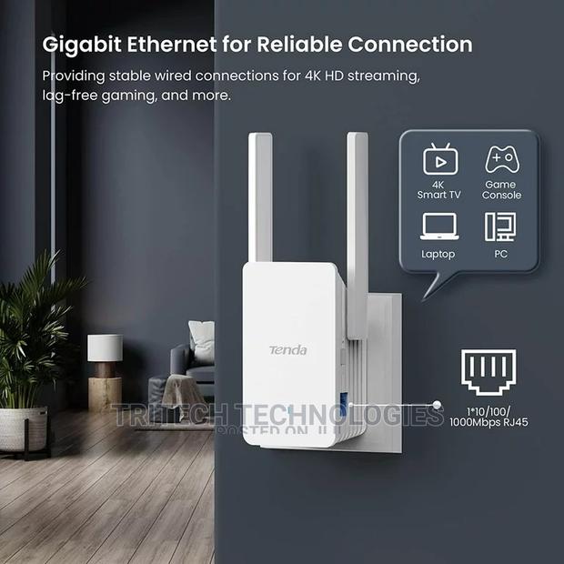 Tenda A33 Dual-Band Ax3000 Network Extender Ultrafast Wi-Fi6 · Photo 3