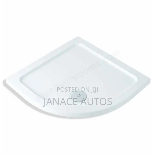Low Profile 900mm X 900mm Quadrant/Square Shower Tray White · Photo 1