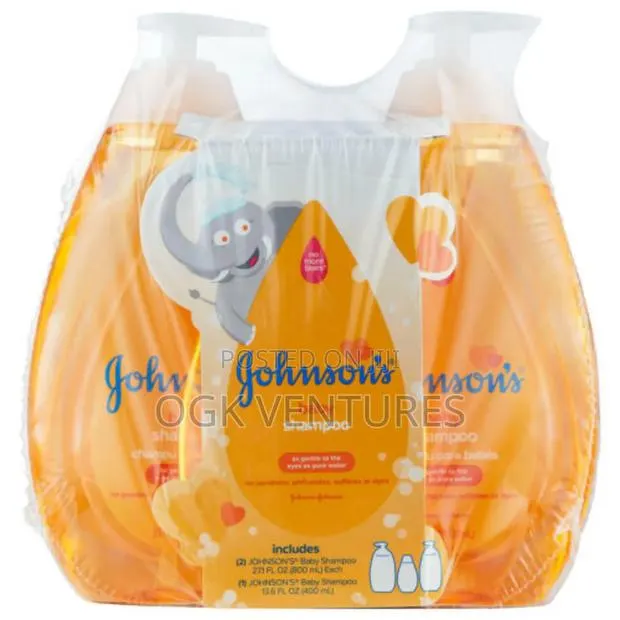 Johnson's 3 Pack Baby Shampoo · Photo 1