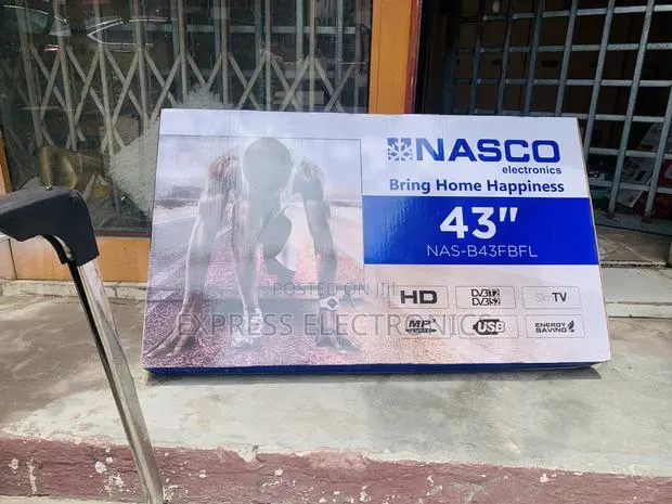 Hot Deals Nasco 43′′LED Digital Satellite Television FHD Flat-Scree · Photo 1