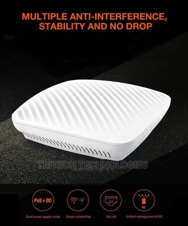 TENDA I9 300mbps Ceiling AP Supporting Up to 25 Clients · Photo 1