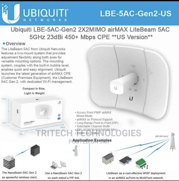 Ubiquiti Litebeam Ac Gen2 (Lbe-5ac-Gen2) · Photo 1