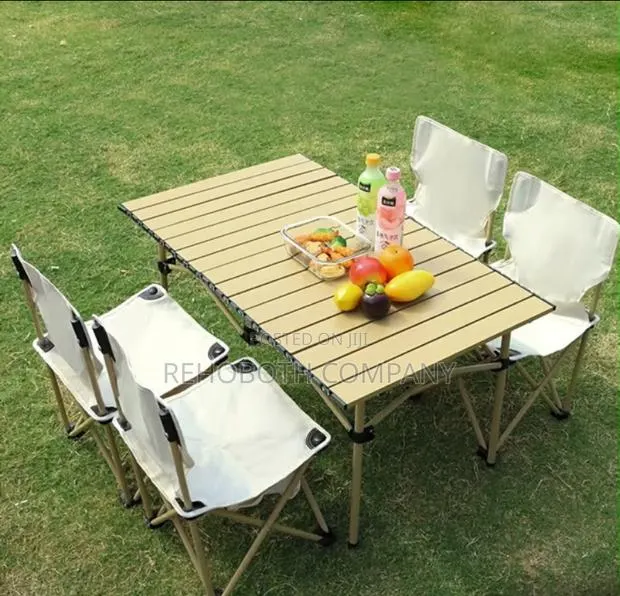 Modern Outdoor Table and Chair Set · Photo 1