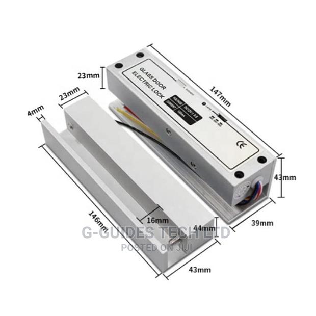 Fully Frameless Glass Door Electric Bolt Door Lock · Photo 4
