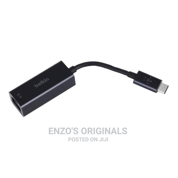 USB-C to Gigabit Ethernet Rj45 Lan Adapter Belkin Brand New · Photo 1