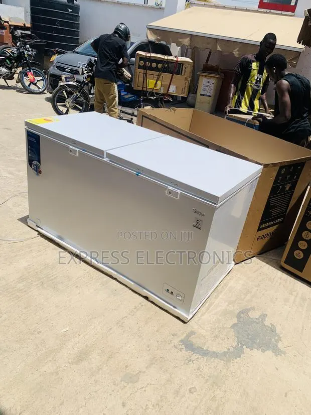 Texr Us for Your Chest Freezer Double Door Fridge ‘Midea 508lb · Photo 1