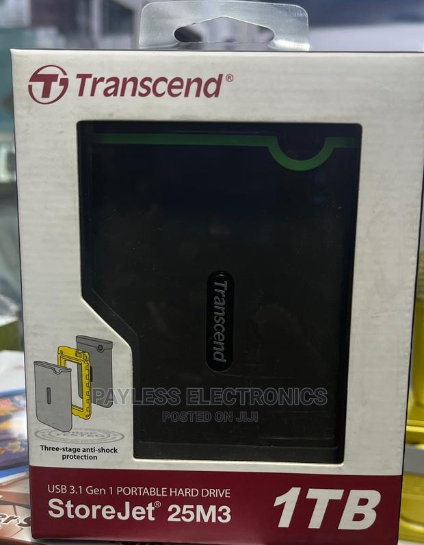Transcend 3.1 USB 1tb External Hard Drives · Photo 1
