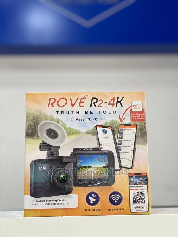 Rove R2- Dash Cam Built in Wifi GPS Car Top Dashboard · Photo 1