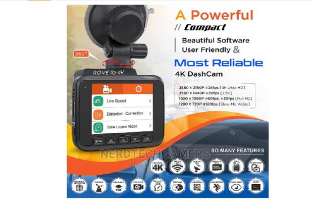 Rove R2- Dash Cam Built in Wifi GPS Car Top Dashboard · Photo 4