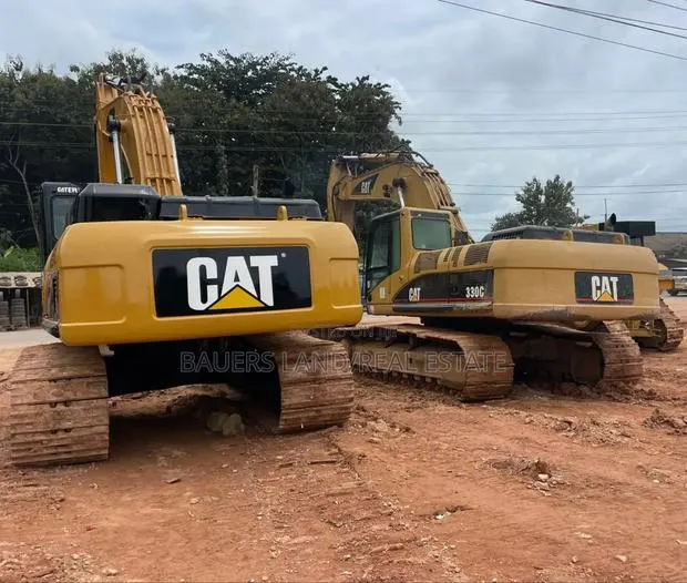 Four Caterpillar Excavators 330c 330 Cl 2 349 D 1 330d 1 Excavator · Photo 1