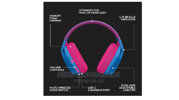 Logitech G435 LIGHTSPEED And Bluetooth Wireless Gaming Heads · Photo 2