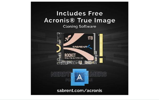 SABRENT Rocket 2230 Nvme 4.0 1TB High Performance Pcie 4.0 · Photo 2